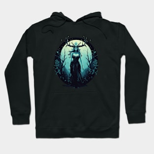 Verdant Reverie: Enchanted Forest Druid Hoodie